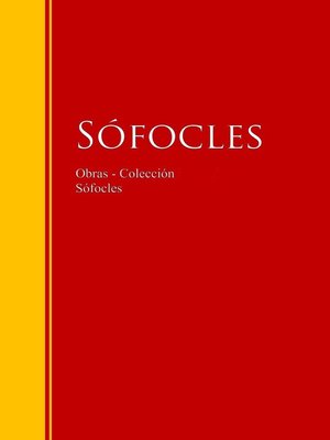 cover image of Obras--Colección de Sófocles